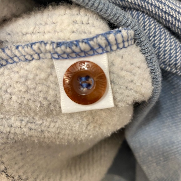 Preppy Old Money Men's Pullover with Tan Elbow Patches - Picture 6 of 9